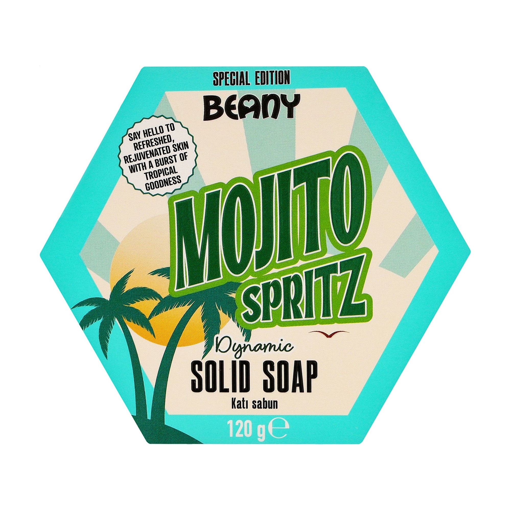 Тверде мило Beany Mojito Spritz Dynamic Solid Soap Мохіто, 120 г