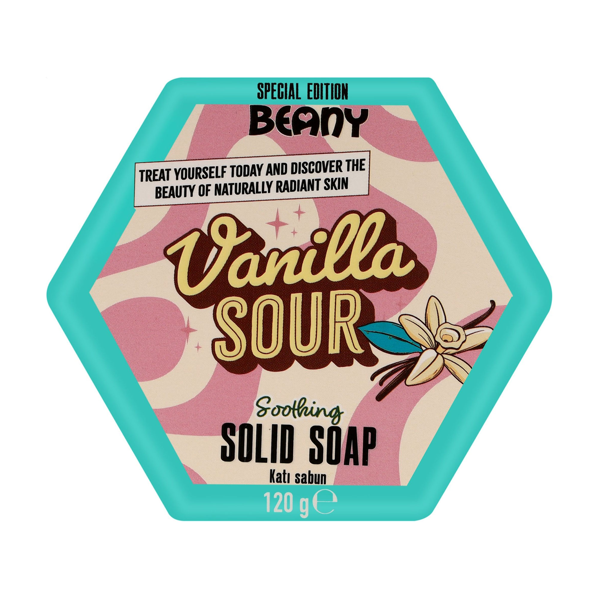 Тверде мило Beany Vanilla Sour Soothing Solid Soap Ванільний сауер, 120 г