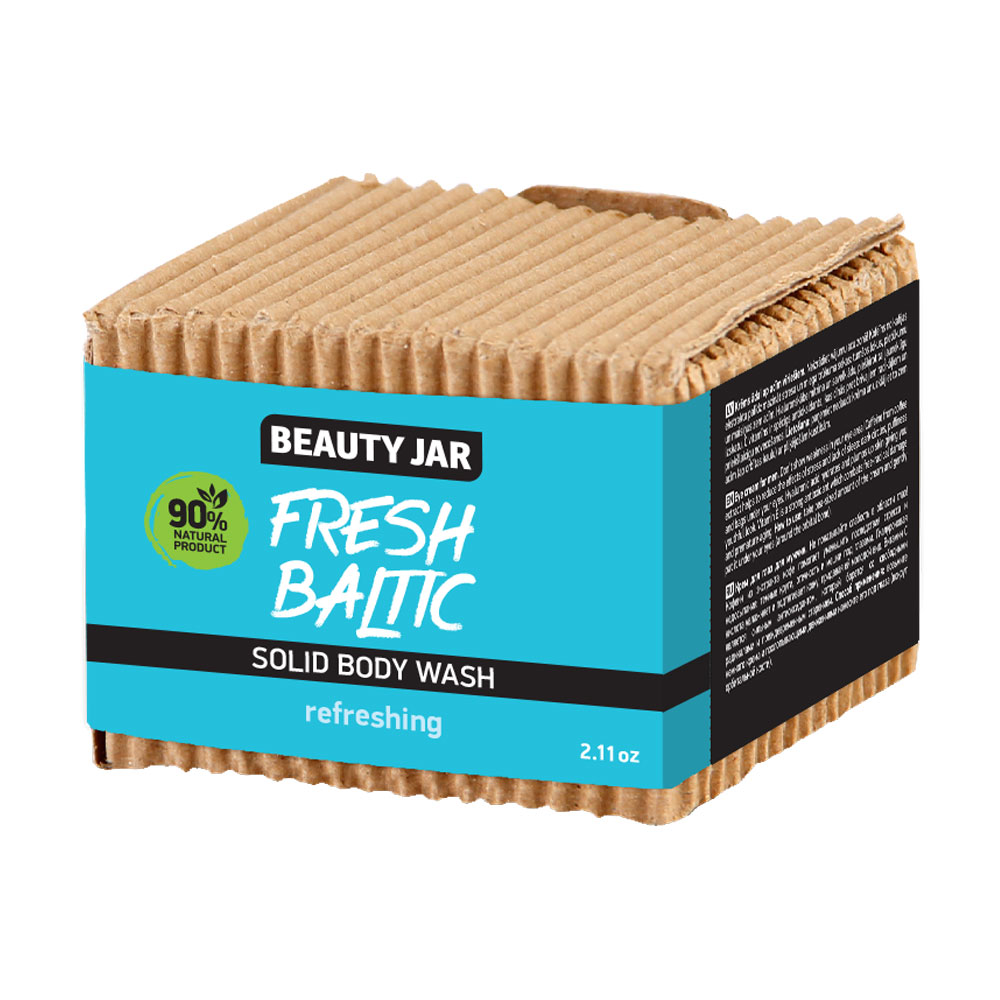Тверде мило для тіла Beauty Jar Освіжальна Балтія, 60 г
