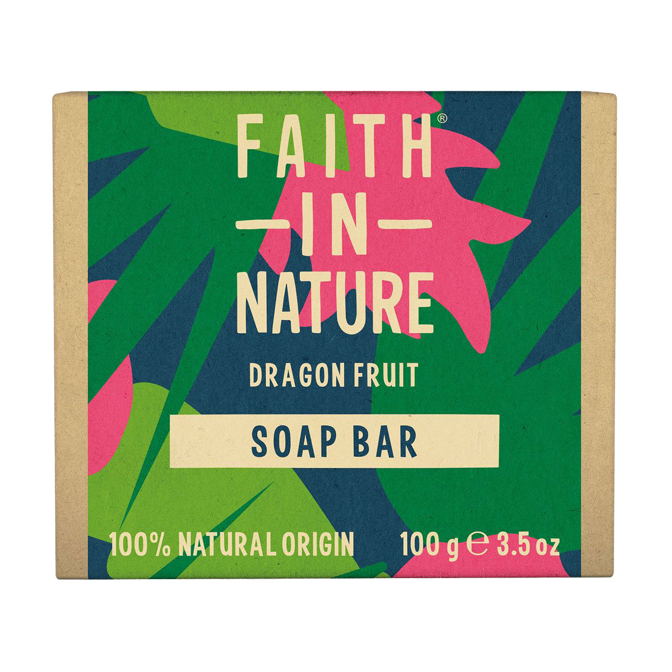 Тверде мило Faith In Nature Dragon Fruit Soap Bar з фруктом дракона, 100 г