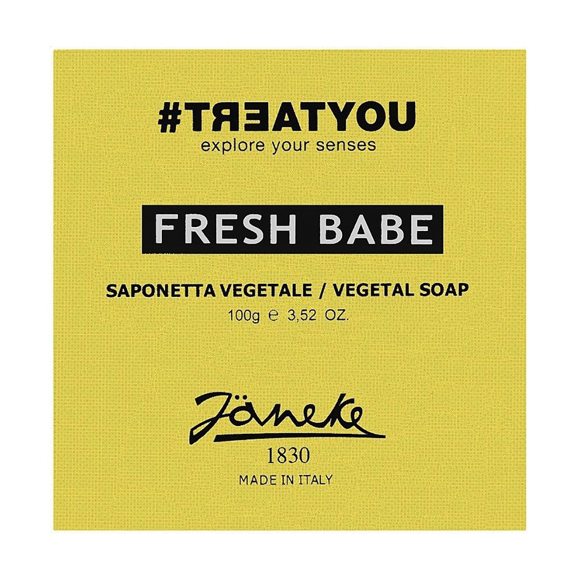 Тверде мило Janeke Treatyou Fresh Babe Vegetal Soap, 100 г