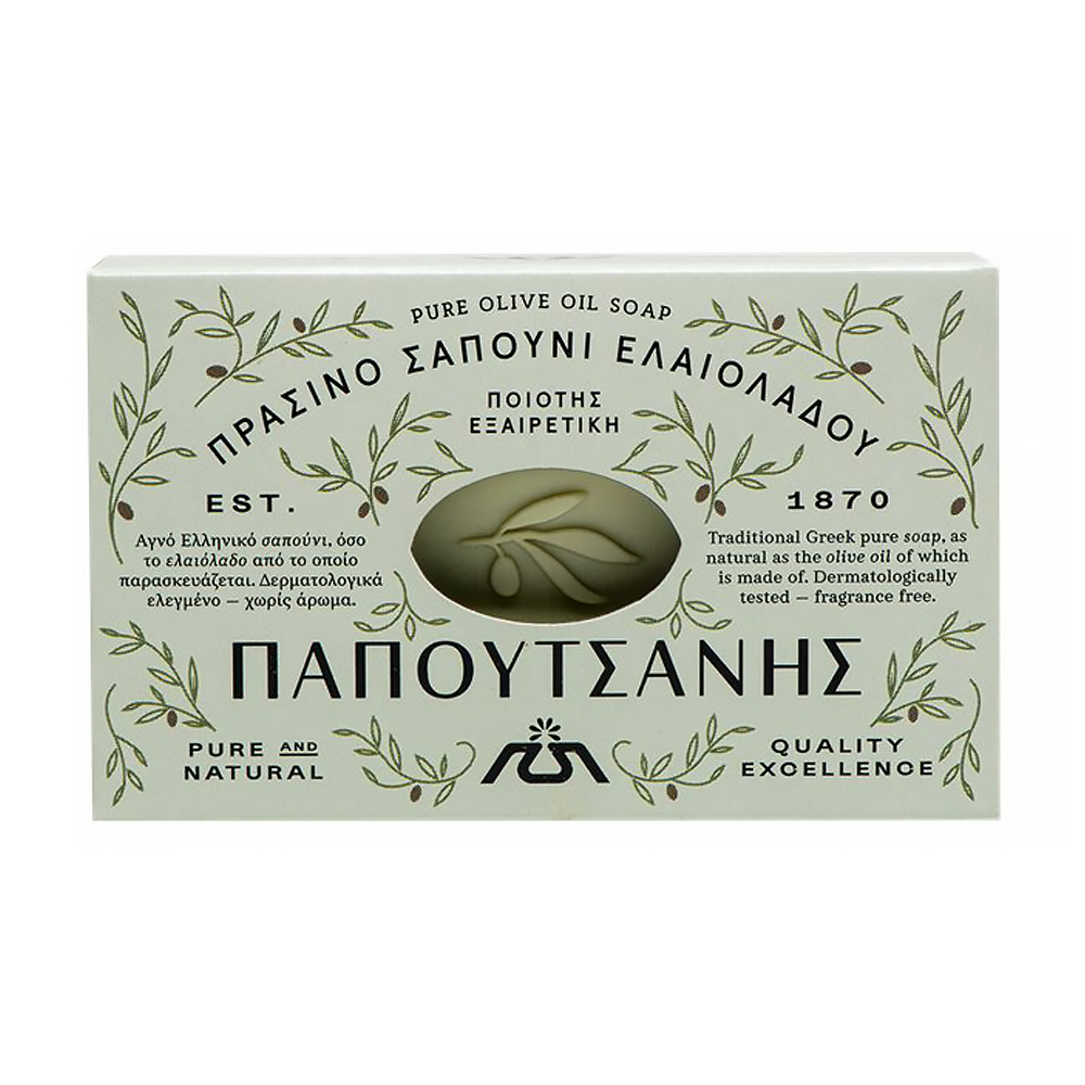 Тверде мило Papoutsanis Olive Oil Bar Soap, 125 г