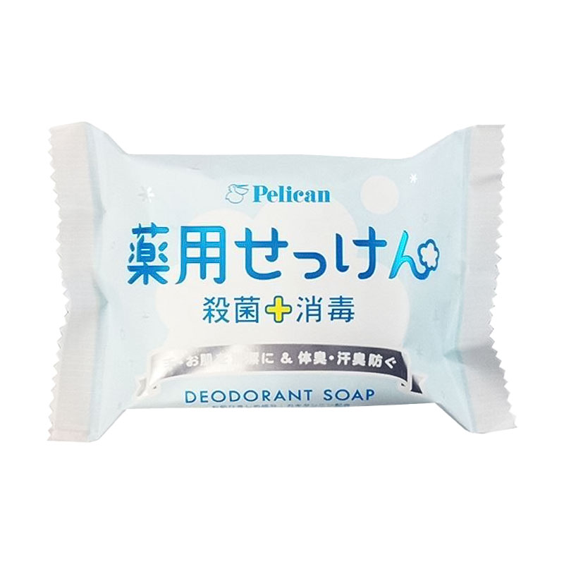 Тверде мило Pelican Medicated Deodorant Soap проти неприємних запахів, 85 г