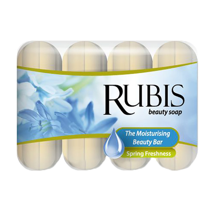 Тверде мило Rubis Spring Freshness The Moisturising Beauty Bar Весняна свіжість, 4*60 г