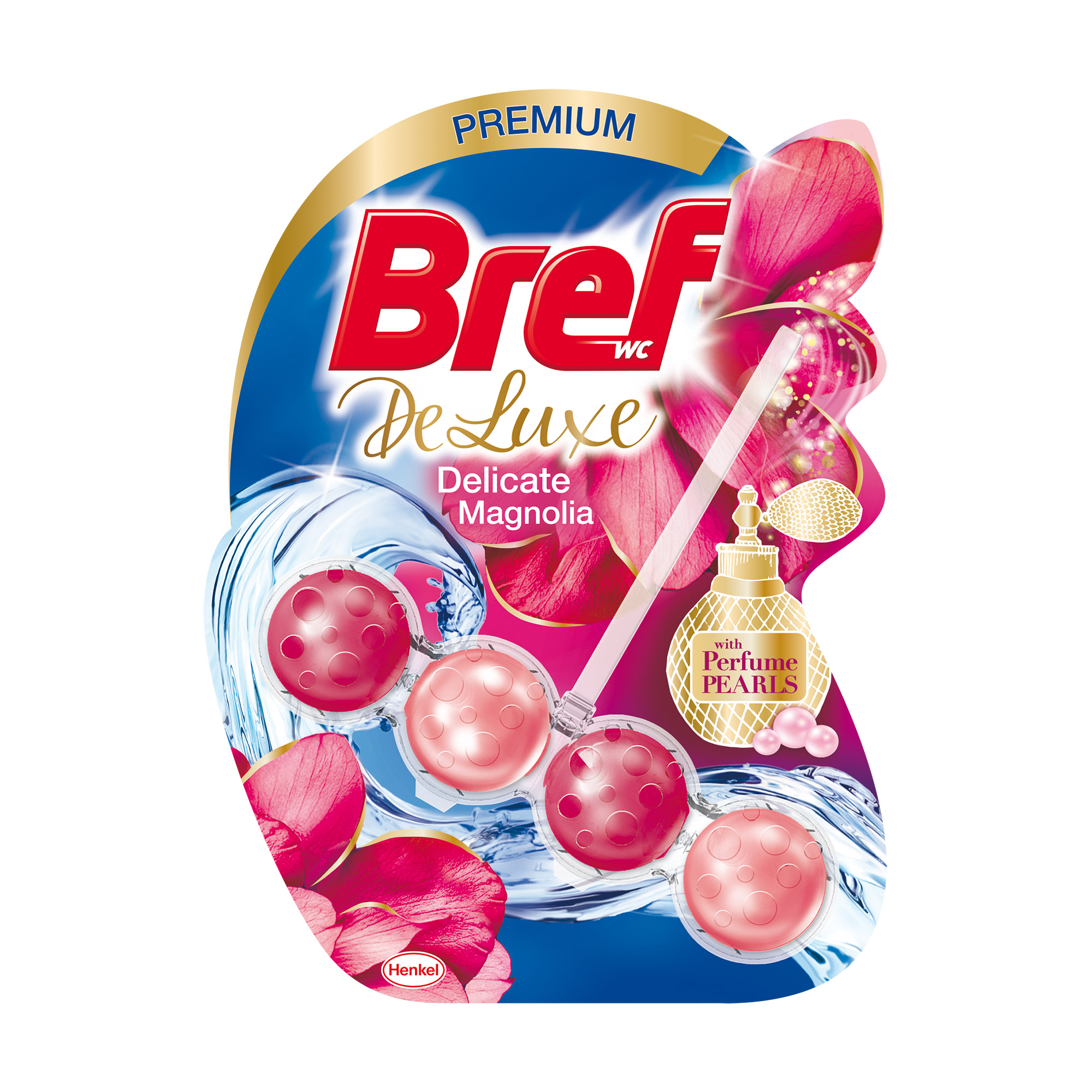 Твердий туалетний блок Bref De Luxe Ніжна магнолія, 50 г