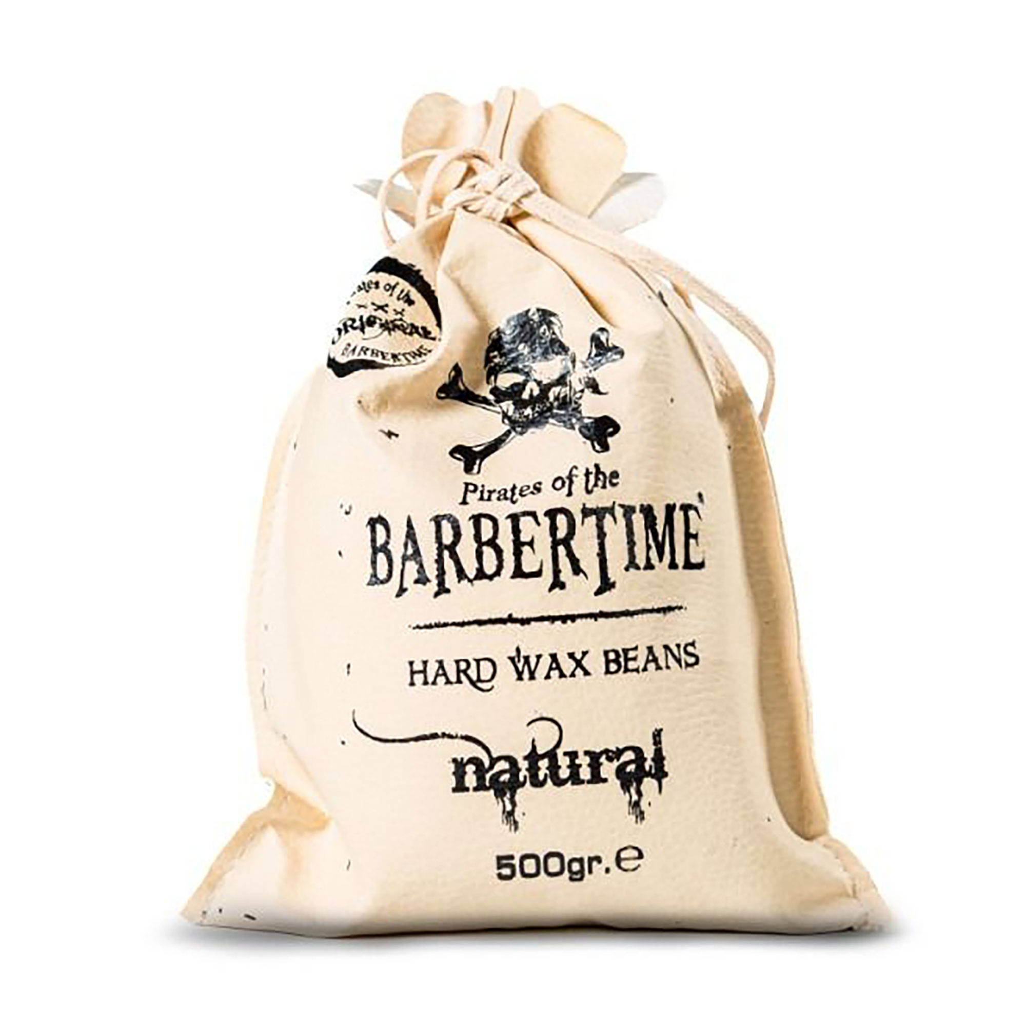 Твердий віск для депіляції Barbertime Hard Wax Beans, Natural, 500 г