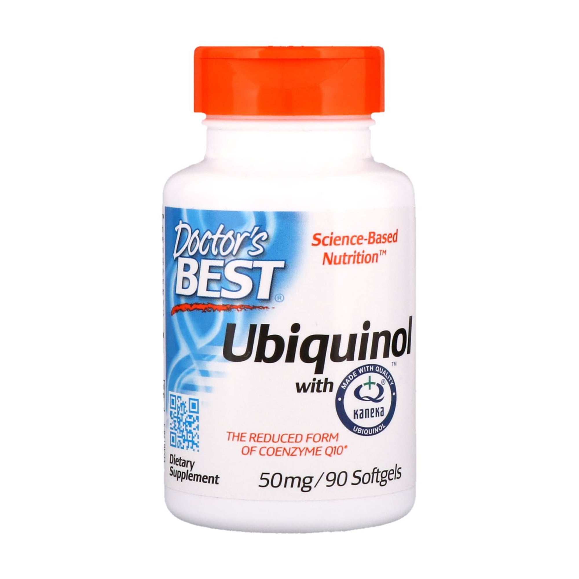 Убіхінол Doctor's Best Ubiquinol 50 мг, 90 гелевих капсул