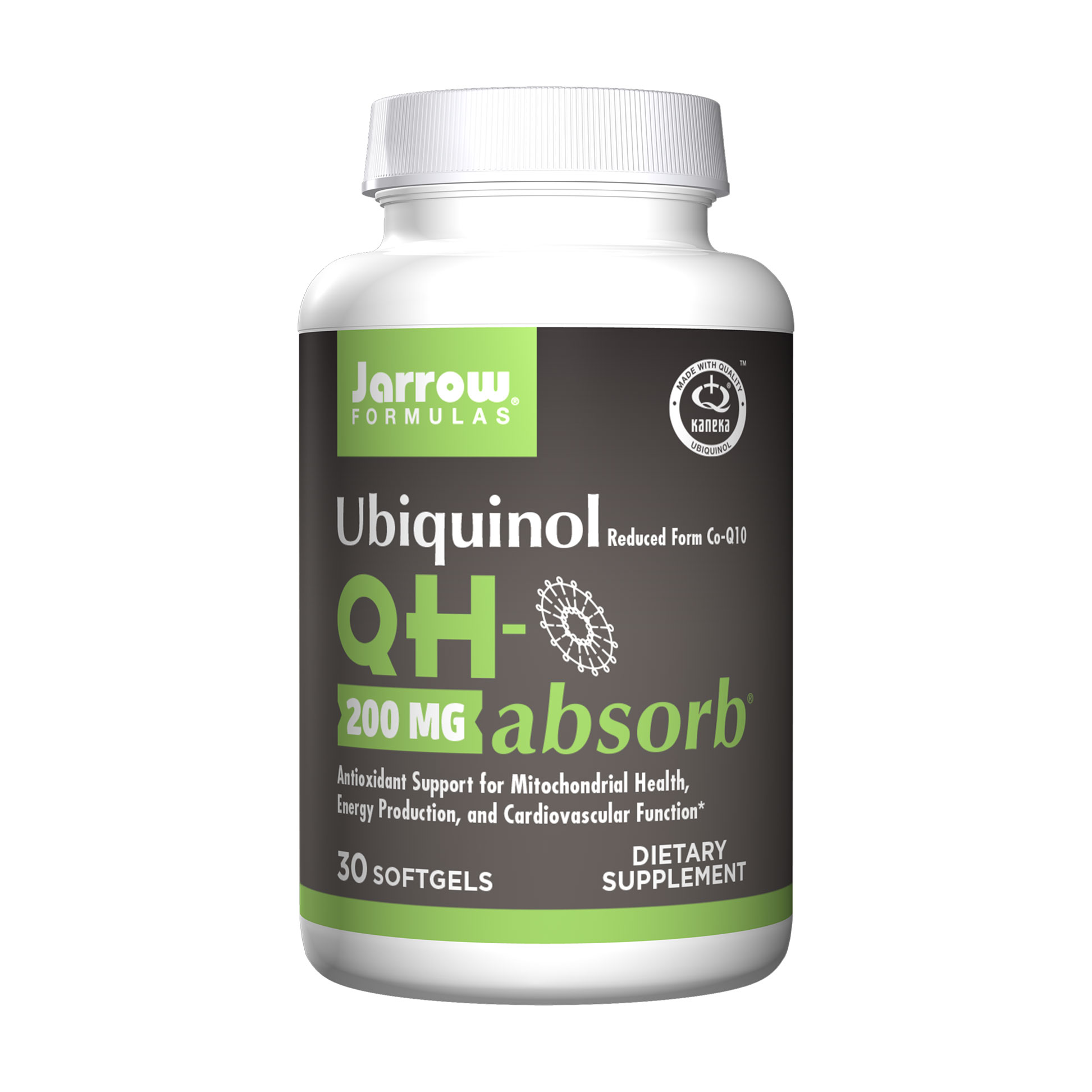 Убіхінол Jarrow Formulas Ubiquinol QH-Absorb, 200 мг, 30 гелевих капсулах
