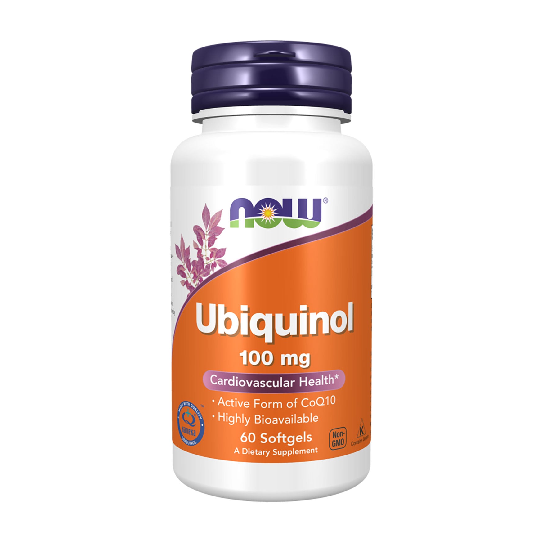 Убіхінол NOW foods Ubiquinol 100 мг, 60 гелевих капсул