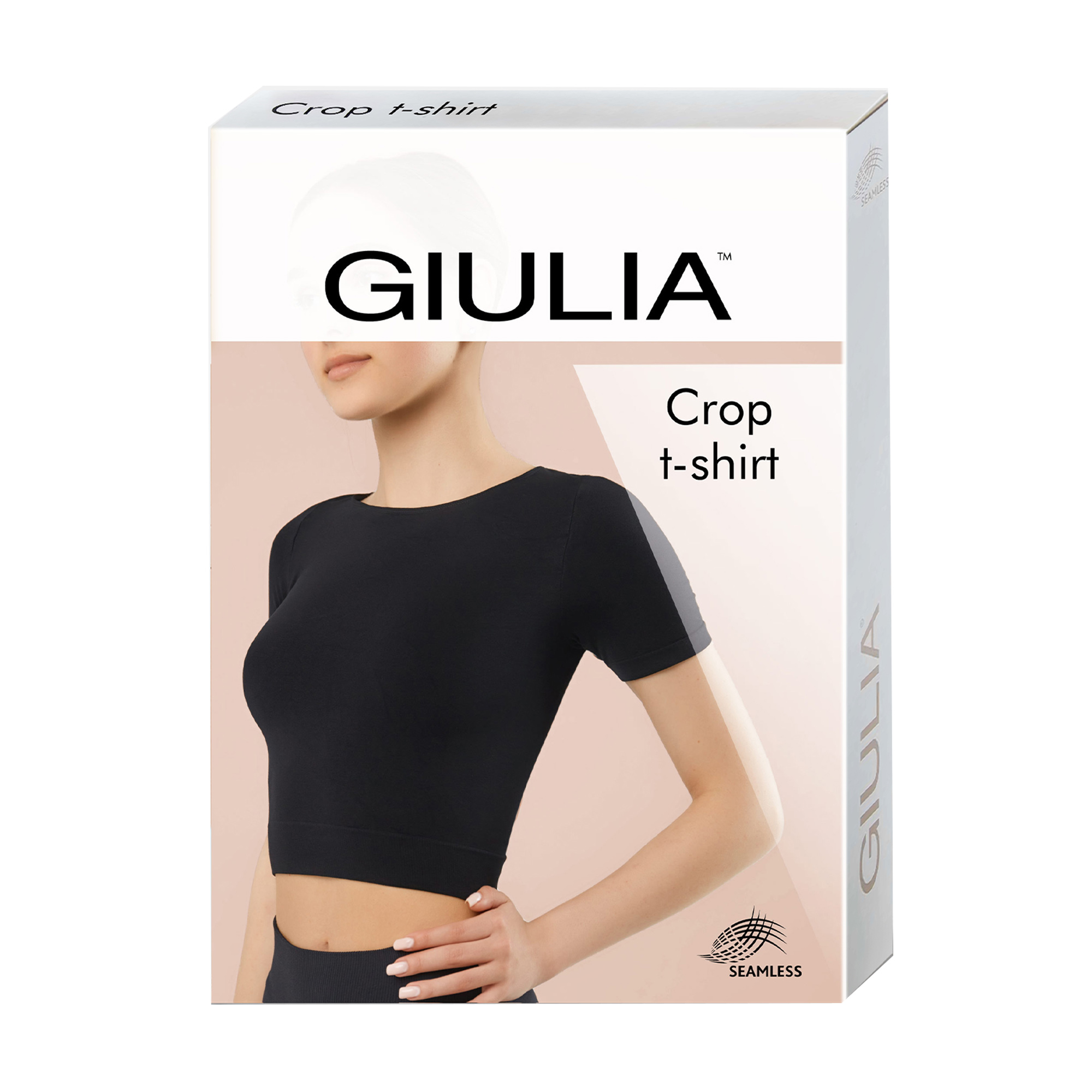 Укорочена футболка жіноча Giulia Crop T-Shirt, Bubblegum, розмір L/XL