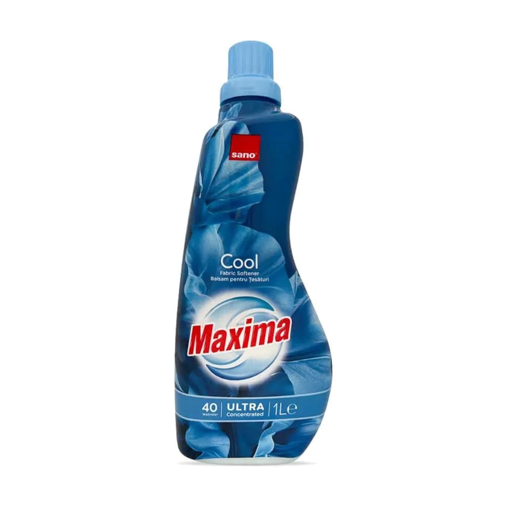 Ультраконцентрований пом'якшувач для білизни SANO Maxima Cool, 40 циклів прання, 1 л