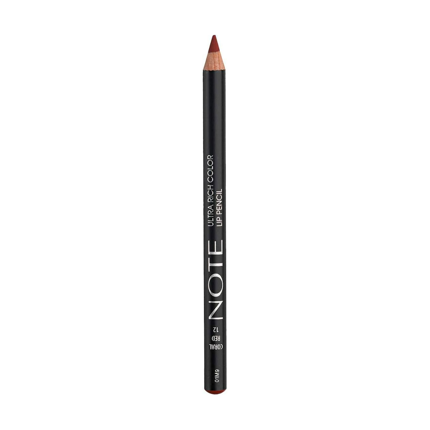 Ультранасичений олівець для губ Note Ultra Rich Color Lip Pencil 12 Coral Red, 1.1 г