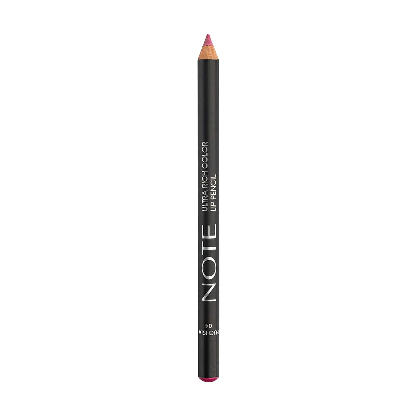 Ультранасичений олівець для губ Note Ultra Rich Color Lip Pencil 04 Fucsia, 1.1 г