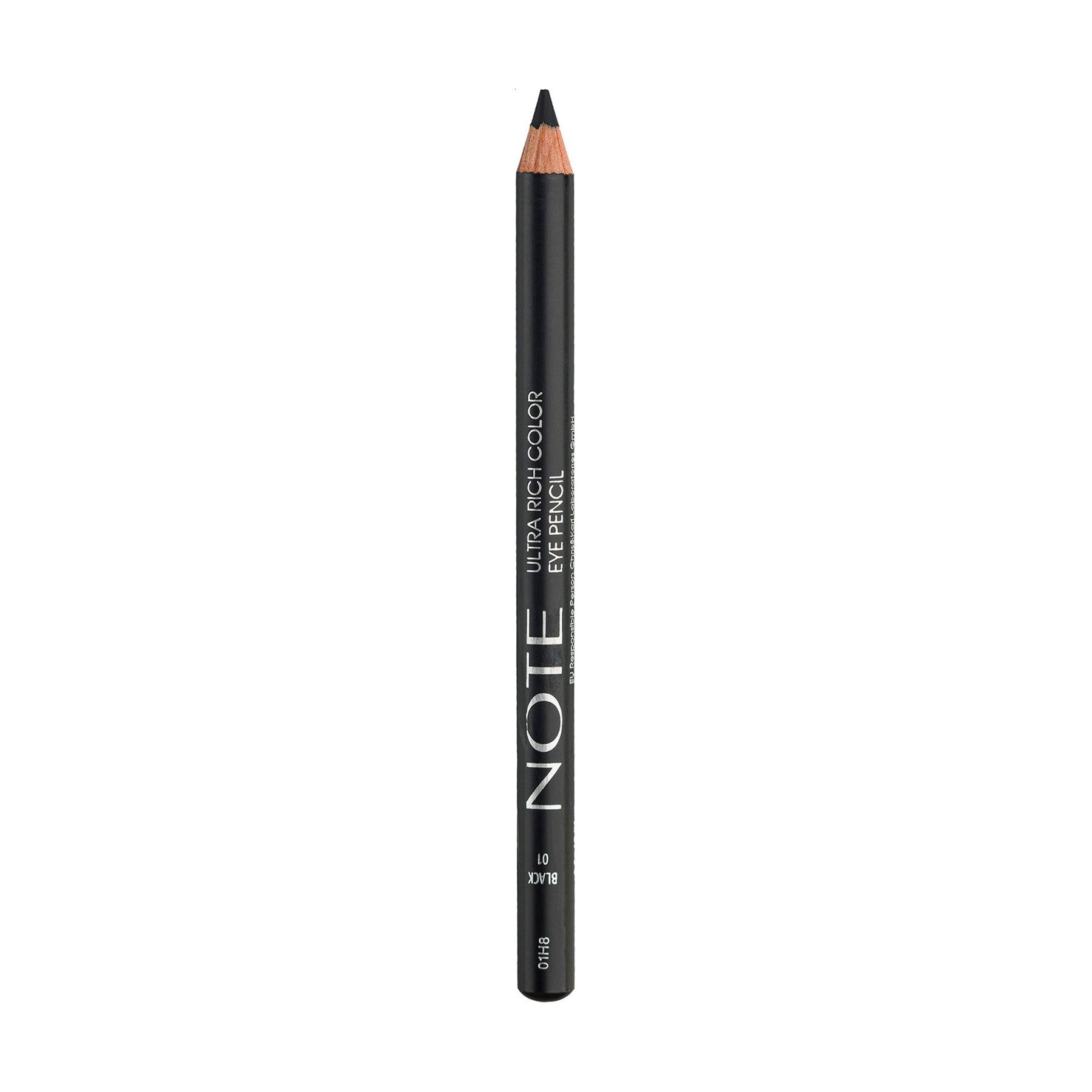 Ультранасичений олівець для очей Note Ultra Rich Color Eye Pencil 01 Black, 1.1 г