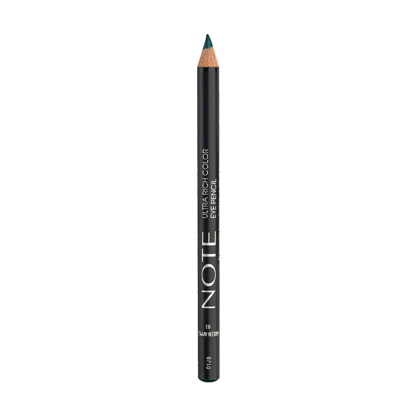 Ультранасичений олівець для очей Note Ultra Rich Color Eye Pencil 03 Green Apple, 1.1 г
