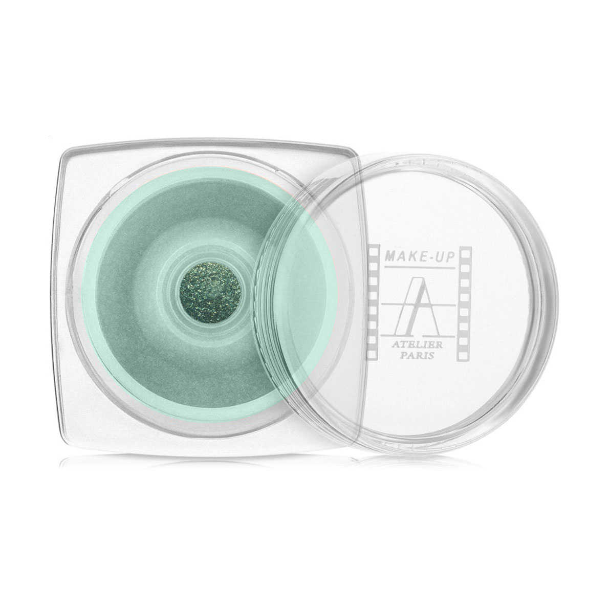 Ультрарозсипчаста перламутрова пудра для повік Make-Up Atelier Paris Ultra Pearl Powder PPU38 Papaya Green, 4 г