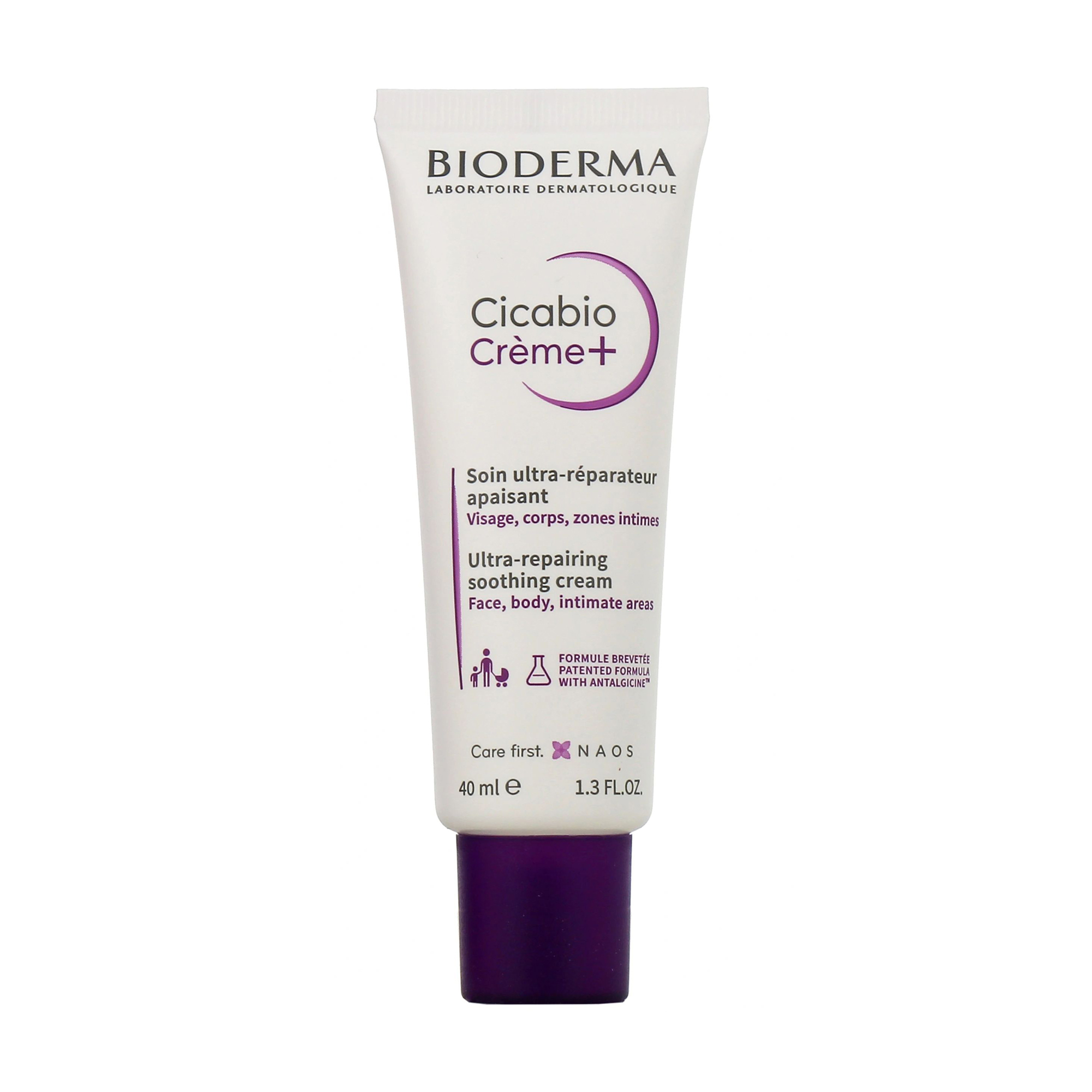 Ультравідновлювальний заспокійливий крем для обличчя Bioderma Cicabio Crem+ Ultra-Repairing Soothing Cream, 40 мл