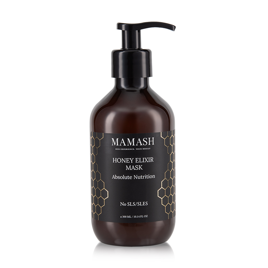 Ультраживильна маска для волосся Mamash Honey Elixir Mask з органічним медом та олією маракуї, 300 мл