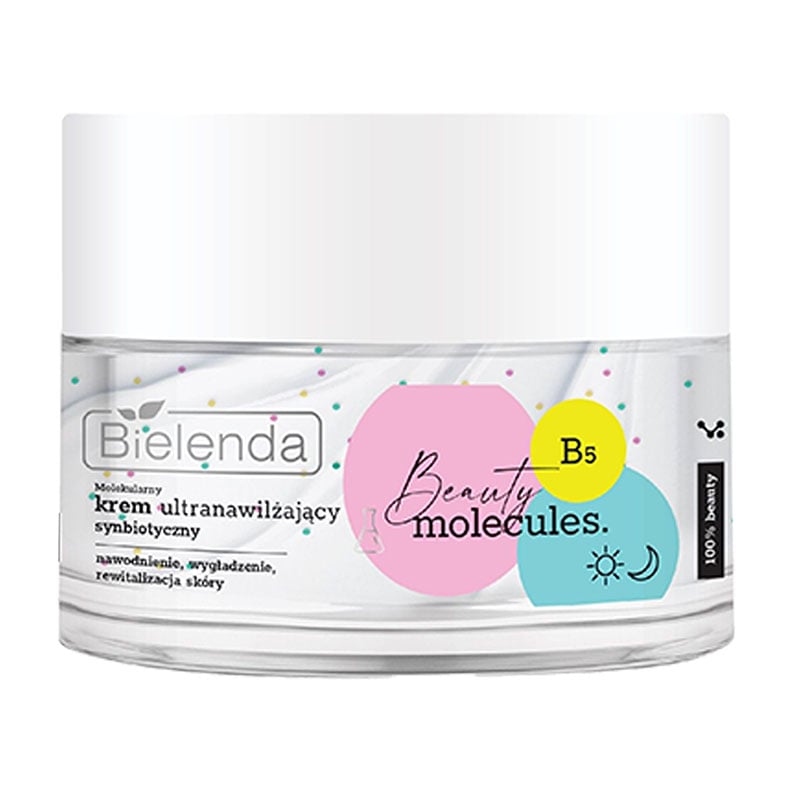 Ультразволожувальний крем для обличчя Bielenda Beauty Molecules для зневодненої та чутливої шкіри, 50 мл