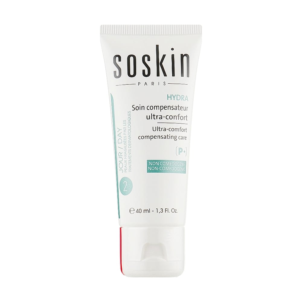 Ультразволожувальний крем для обличчя Soskin Ultra-comfort Compensating Care для проблемної шкіри, 40 мл