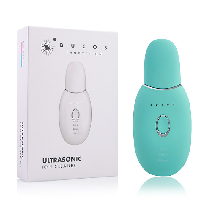 Ультразвуковий іонний скрабер для обличчя BUCOS Ultrasonic Ion Cleaner U1, м'ятний