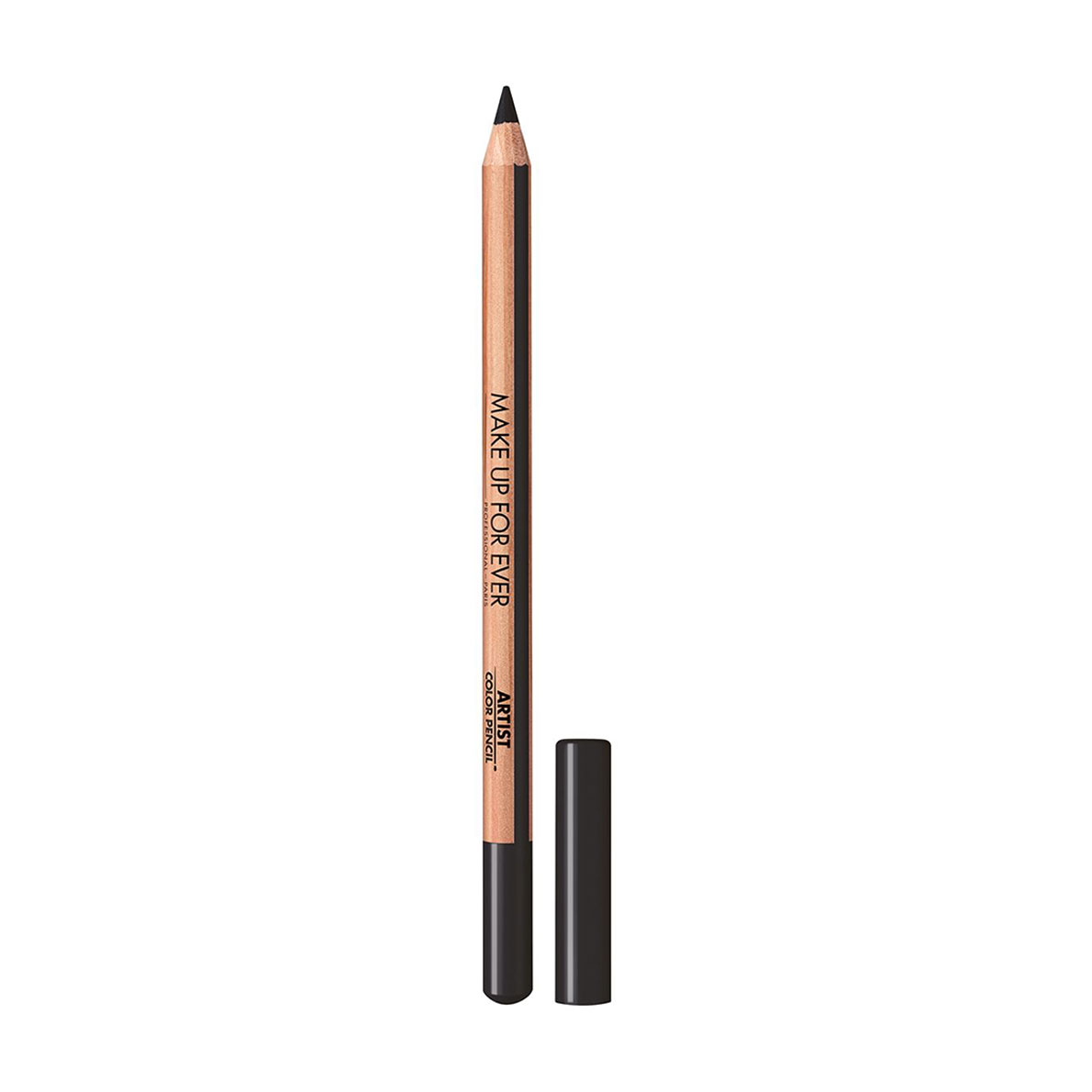 Універсальний олівець для очей, губ, щік та брів Make Up For Ever Artist Color Matte Pencil 100 Whatever Black, 1.41 г