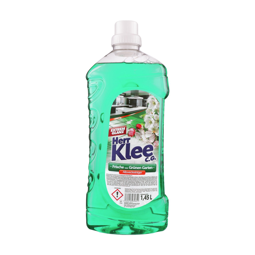 Універсальний засіб для миття підлоги Herr Klee Frische von Grunen Garten, 1.45 л