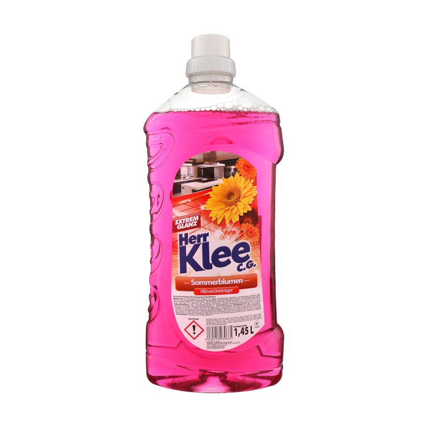 Універсальний засіб для миття підлоги Herr Klee Sommerblumen, 1.45 л