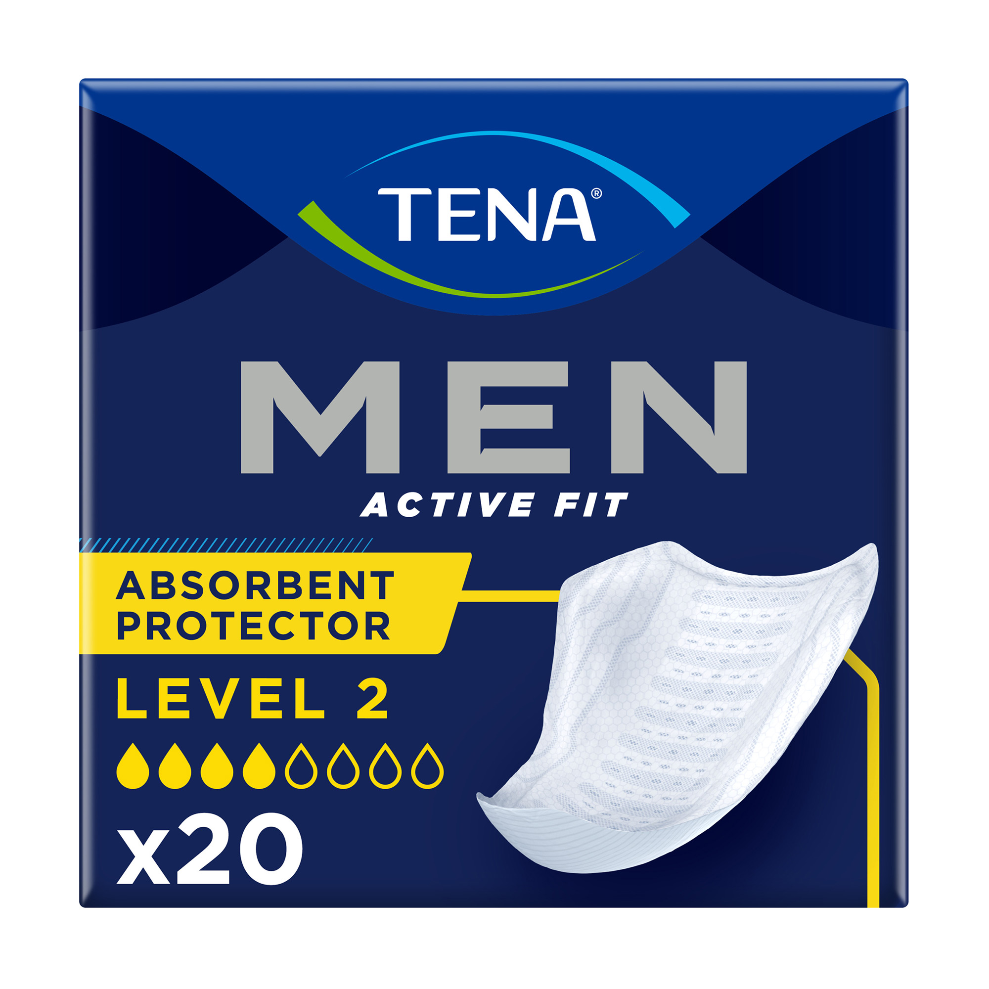 Урологічні прокладки чоловічі TENA Men Active Fit Level 2, 20 шт