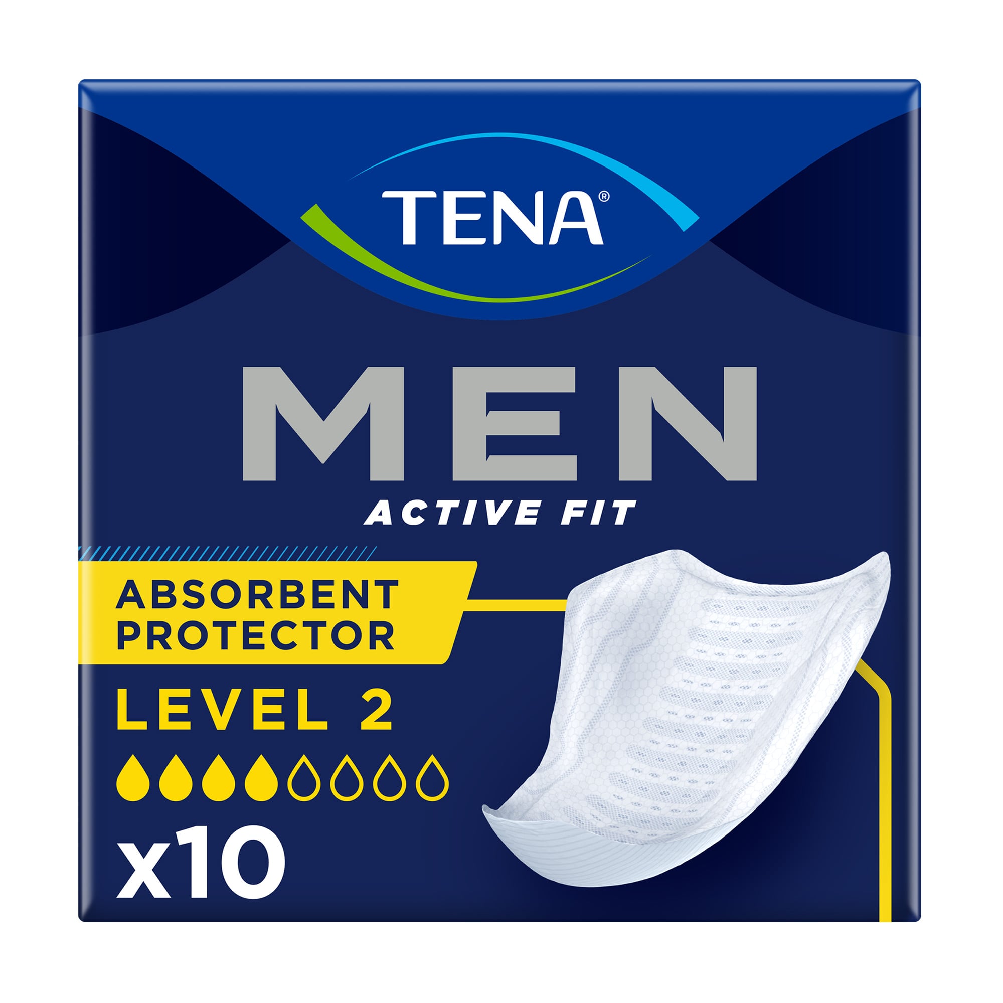 Урологічні прокладки чоловічі TENA Men Active Fit Level 2, 10 шт