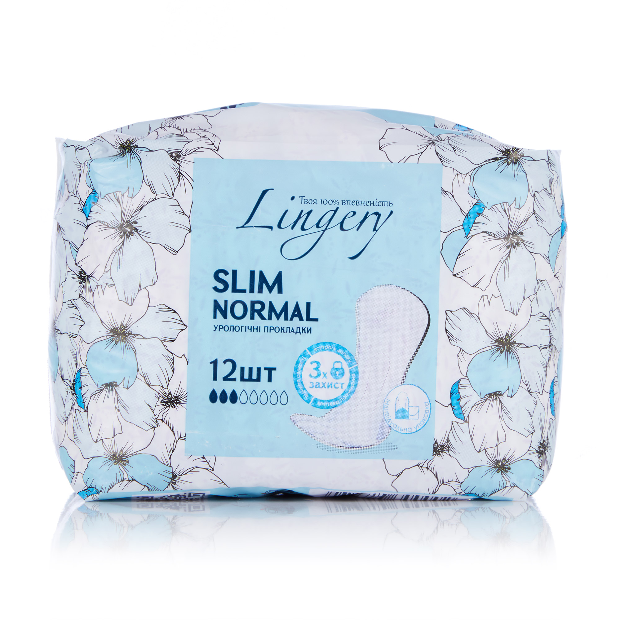 Урологічні прокладки жіночі Lingery Slim Normal, 12 шт