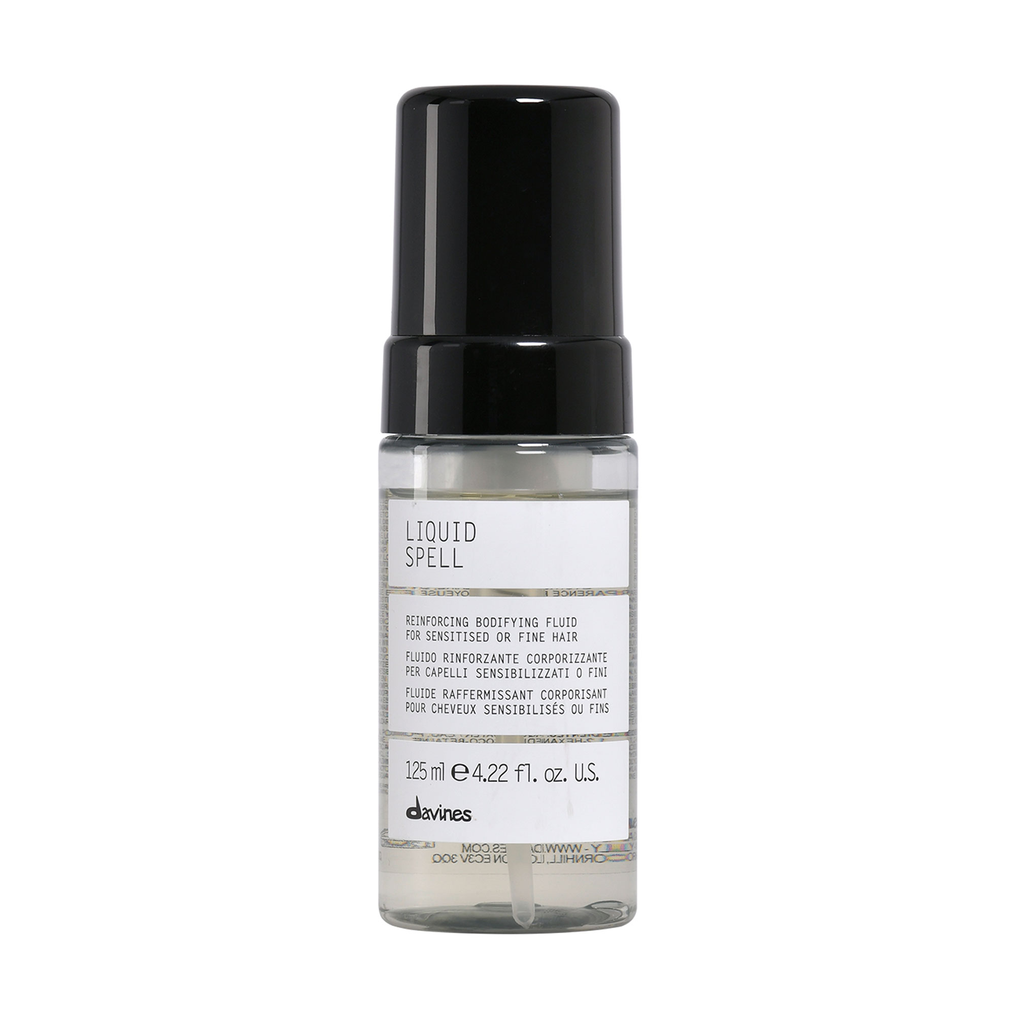 Ущільнювальний флюїд Davines Liquid Spell Reinforcing Bodifying Fluid для ослабленого та нормального волосся, 125 мл