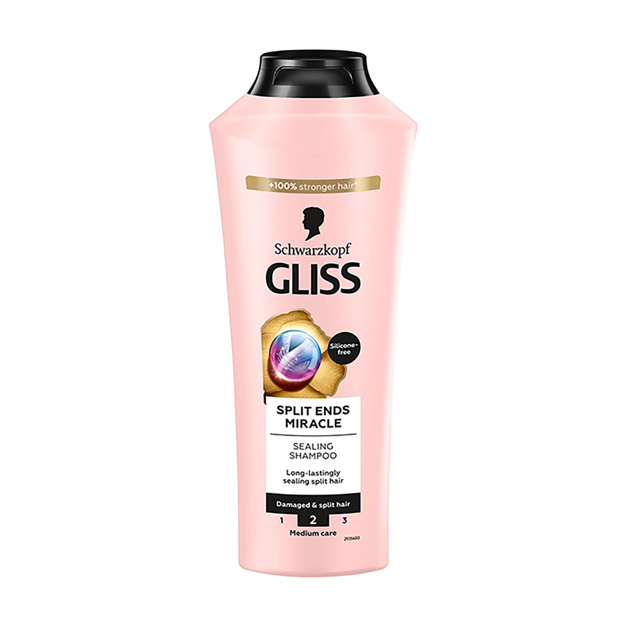 Ущільнюючий шампунь Gliss Split Hair Miracle для пошкодженого волосся та посічених кінчиків, 400 мл