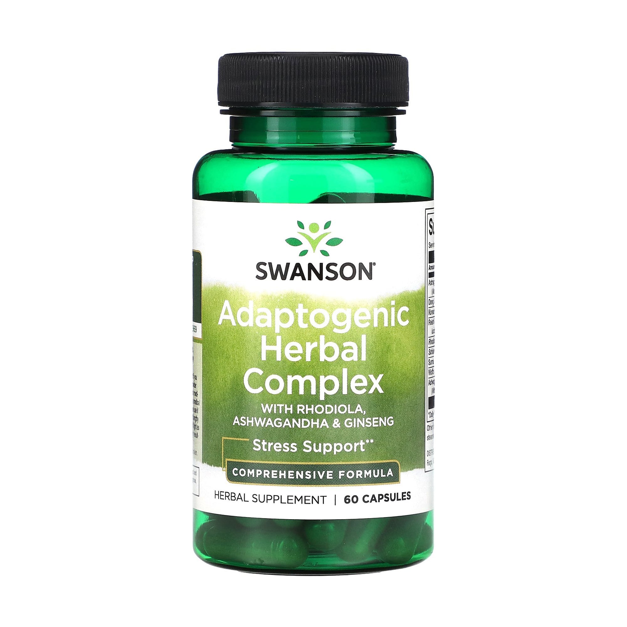 Уцінка! Адаптогенний трав'яний комплекс Swanson Adaptogenic Herbal Complex, 60 капсул