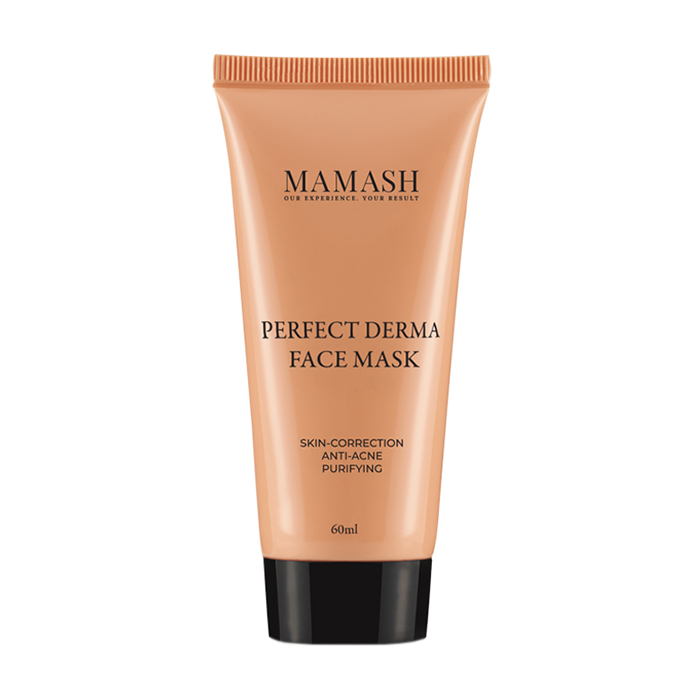 Уцінка! Активна маска для обличчя Mamash Perfect Derma Face Mask для вдосконалення проблемної шкіри, з професійним рослинним комплексом, 60 мл