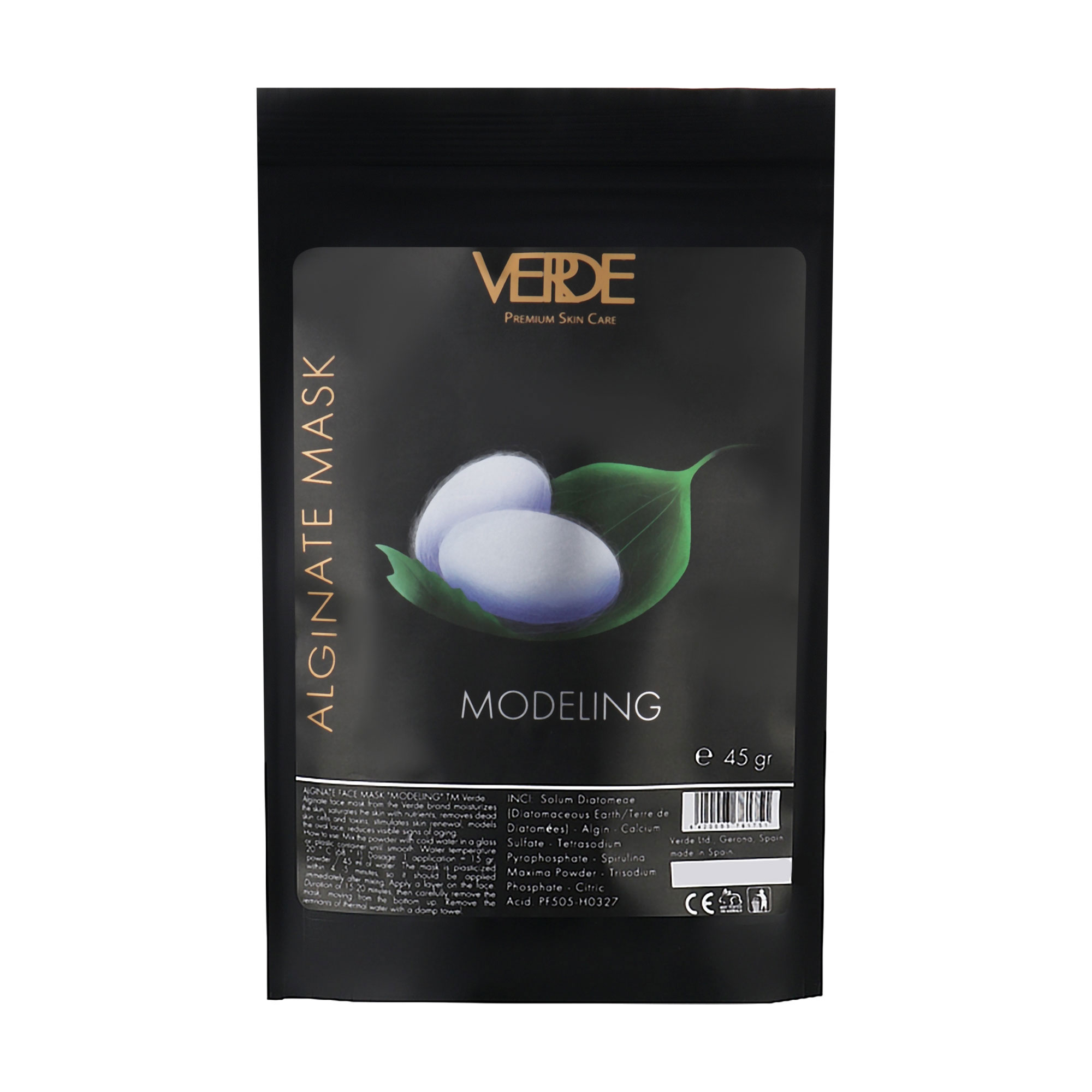 Уцінка! Альгінатна маска для обличчя Verde Modeling Alginate Mask, 45 г