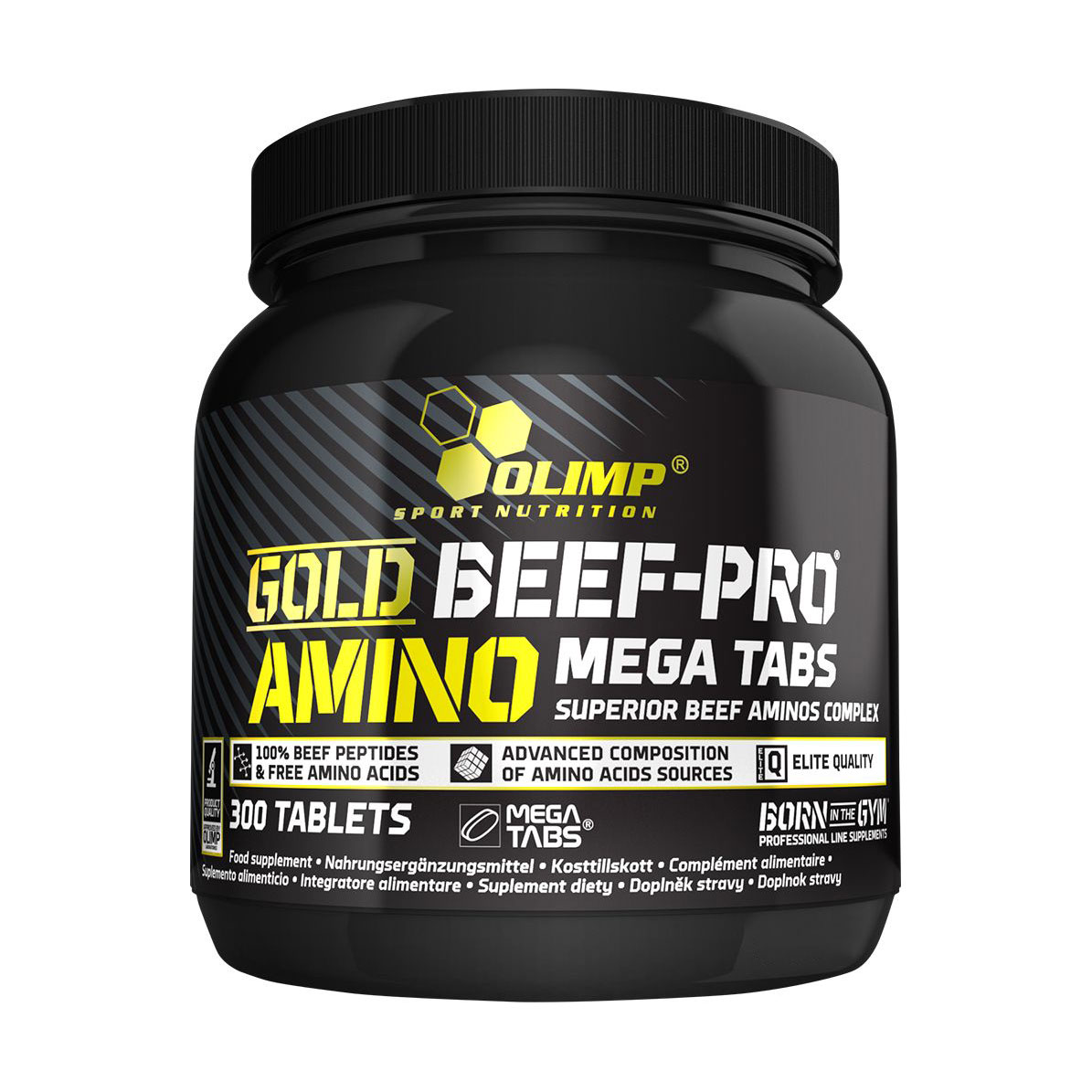 Уцінка! Амінокислоти Olimp Sport Nutrition Gold Beef Pro Amino Mega Tabs, 300 таблеток