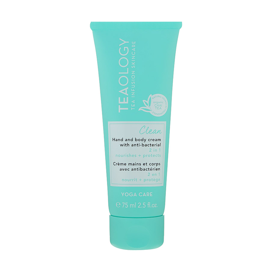 Уцінка! Антибактеріальний крем для рук та тіла Teaology Clean Hand And Body Cream With Anti-Bacterial в упаковці Цукерка, 75 мл