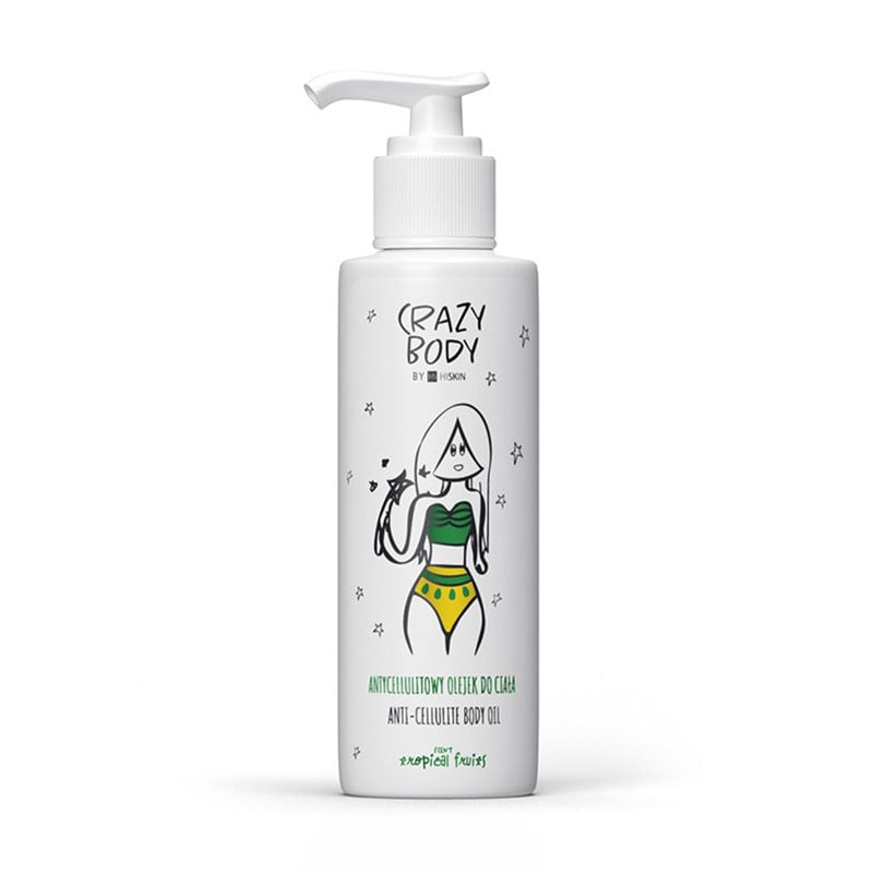 Уцінка! Антицелюлітна олія для тіла HiSkin Crazy Anti-Cellulite Body Oil Tropical Fruits, 150 мл