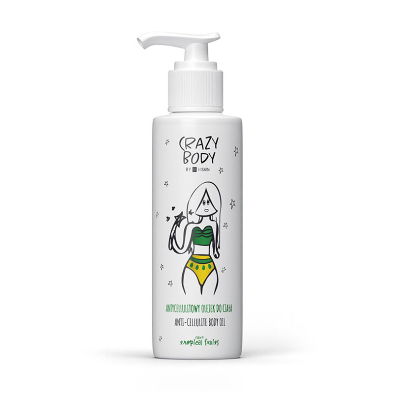 Уцінка! Антицелюлітна олія для тіла HiSkin Crazy Anti-Cellulite Body Oil Tropical Fruits, 150 мл