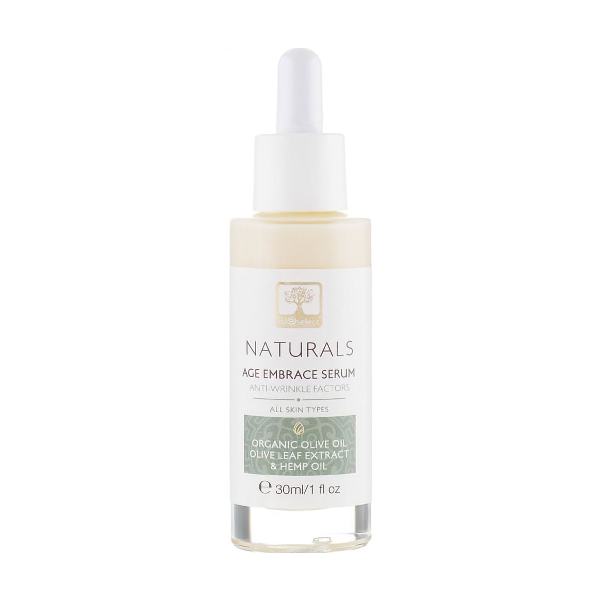 Уцінка! Антивікова сироватка для обличчя та шиї BIOselect Naturals Age Embrace Serum, 30 мл