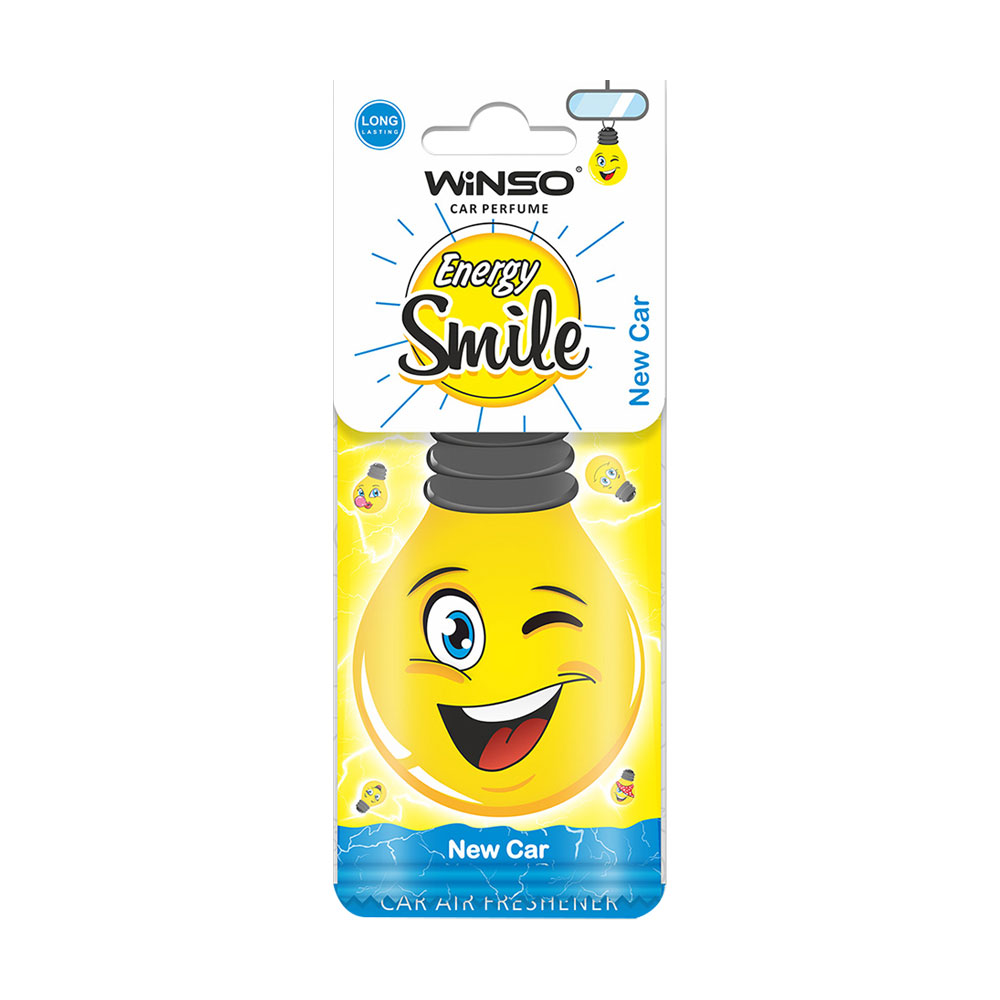 Уцінка! Ароматизатор для авто Winso Energy Smile, New Car, 6 г