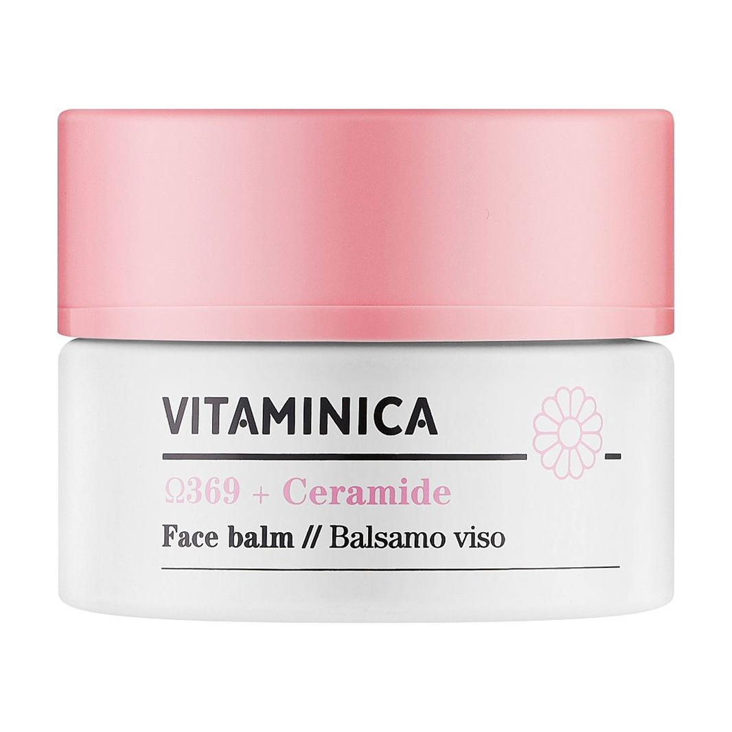 Уцінка! Бальзам для обличчя Bioearth Vitaminica Omega 369 + Ceramide Face Balm, 50 мл