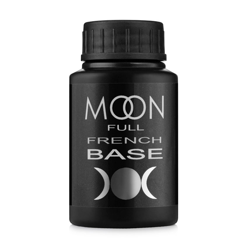 Уцінка! База-френч Moon Full French Base UV/LED, 16 рожевий з дрібним шимером, 30 мл