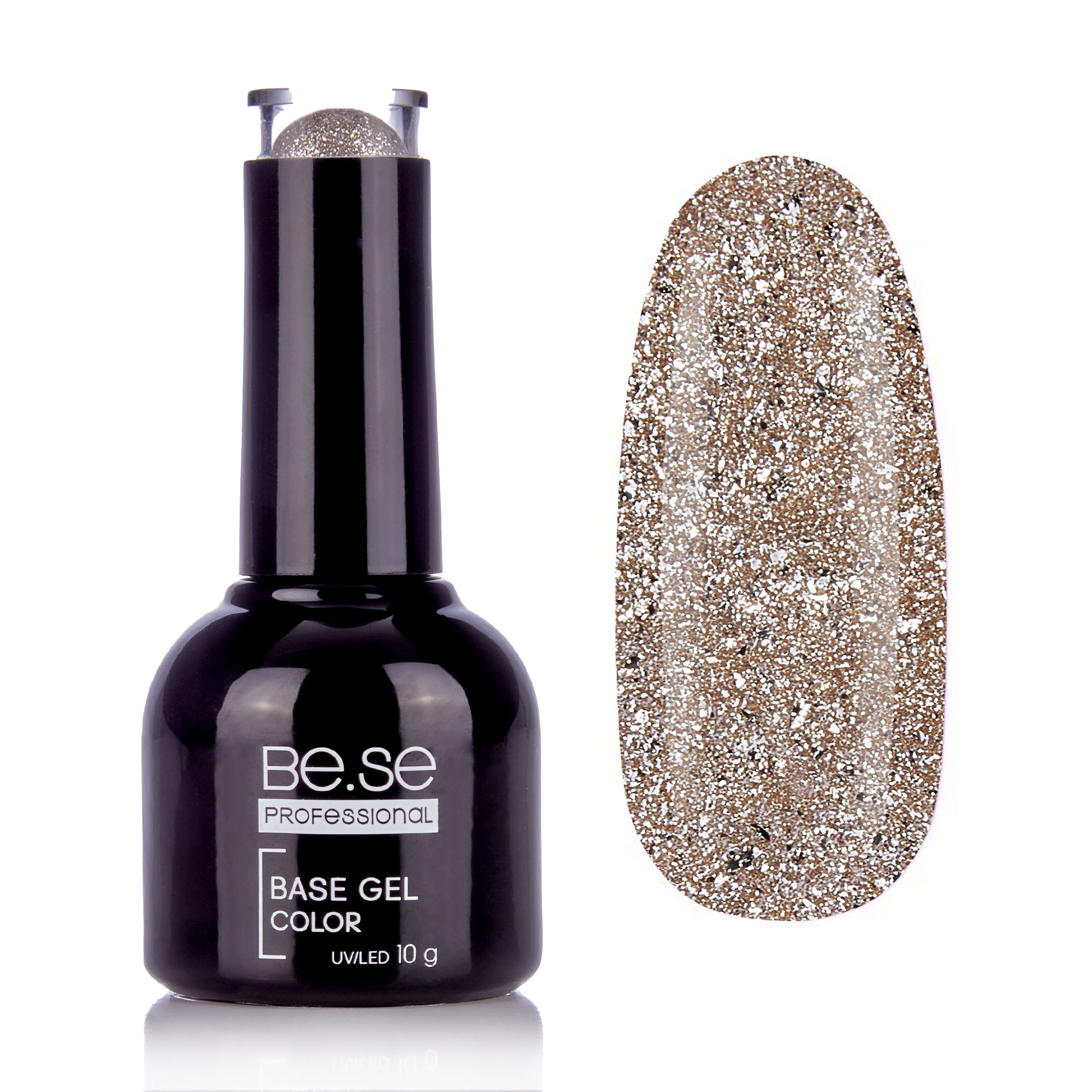 Уцінка! Базове покриття для гель-лаку Be.Se Professional Base Gel Sparkle 11, 10 г