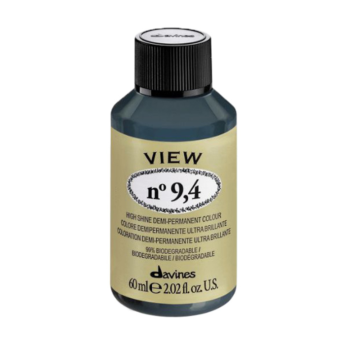 Уцінка! Безаміачна фарба для волосся Davines View High Shine Demi-Permanent Colour, 9.4, 60 мл