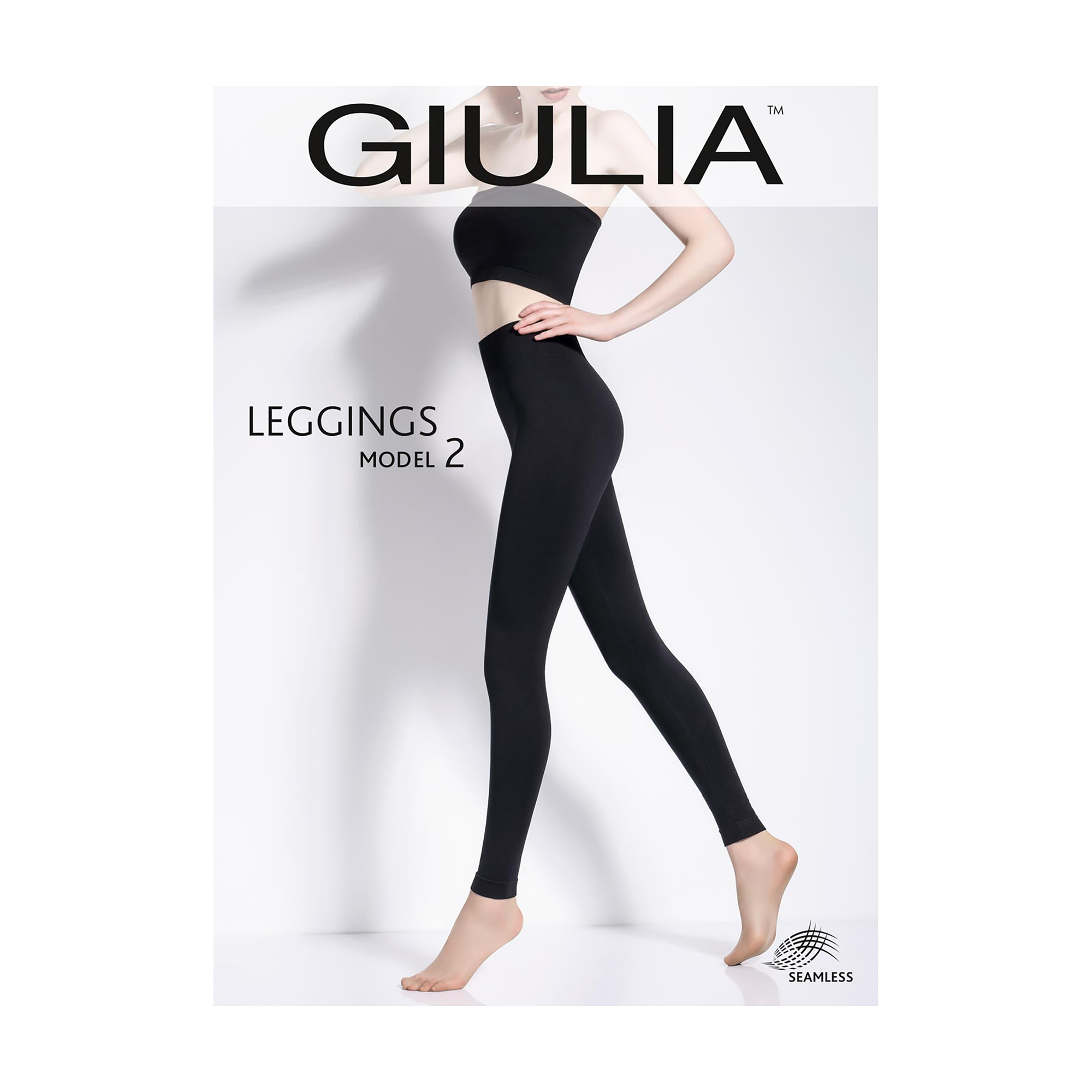 Уцінка! Безшовні легінси жіночі Giulia Leggings (02) з широким поясом, Amparo Blue, розмір S/M