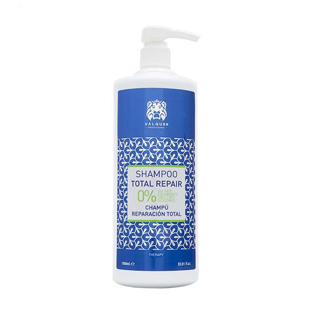 Уцінка! Безсульфатний відновлювальний шампунь для волосся Valquer Total Repair Shampoo, 1 л