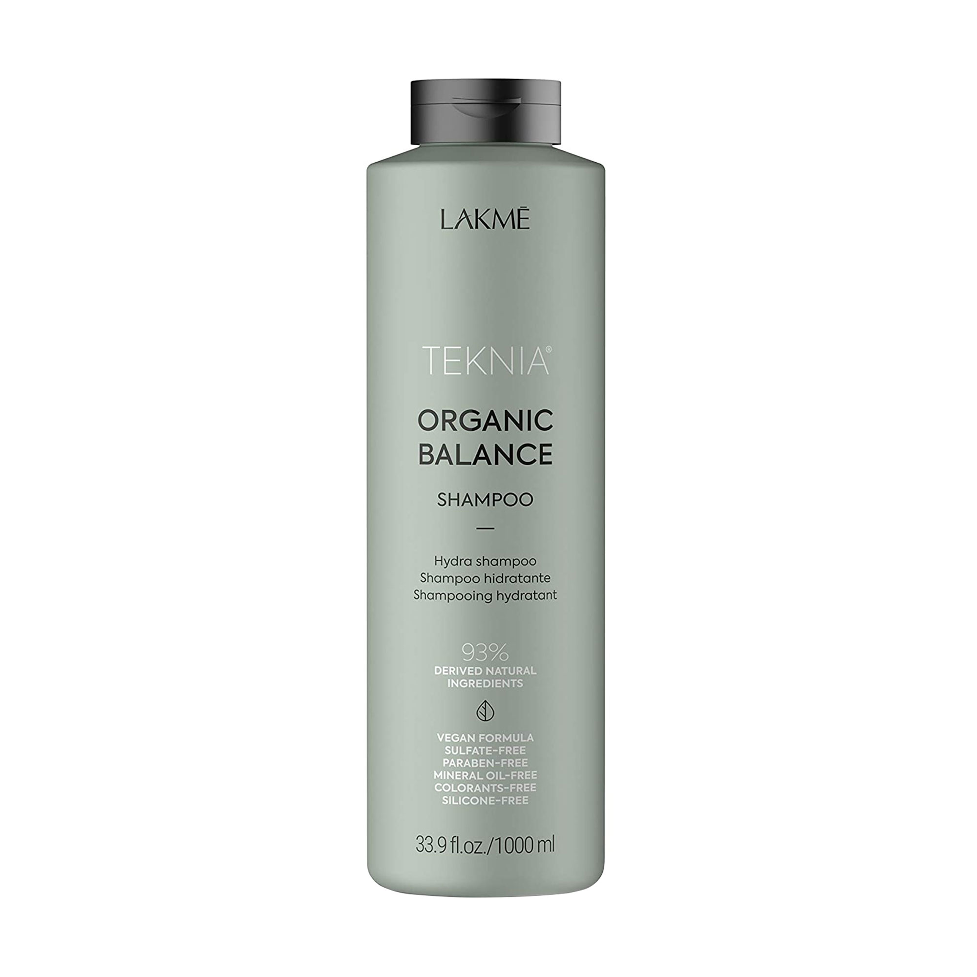 Уцінка! Безсульфатний зволожувальний шампунь для волосся Lakme Teknia Organic Balance Shampoo, 1 л