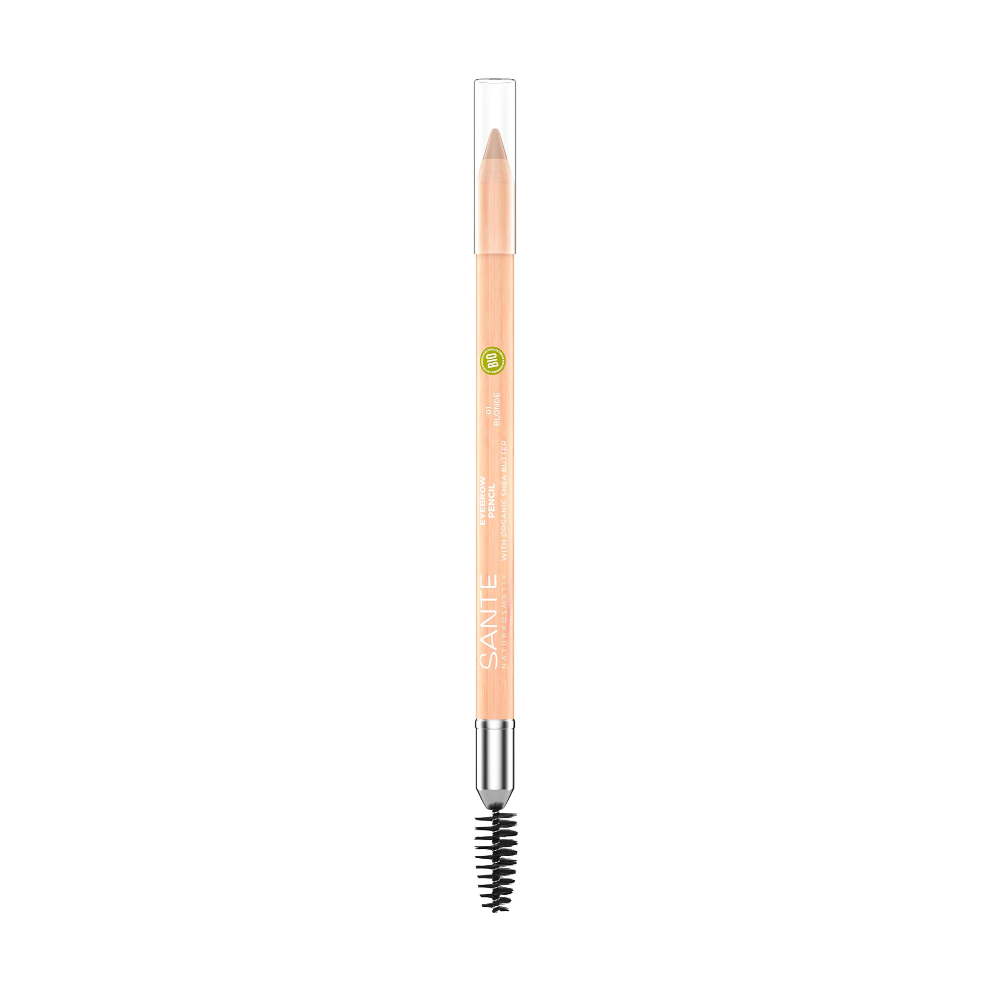 Уцінка! Біоолівець для брів Sante Eyebrow Pencil зі щіточкою, 01 Blonde, 1.08 г